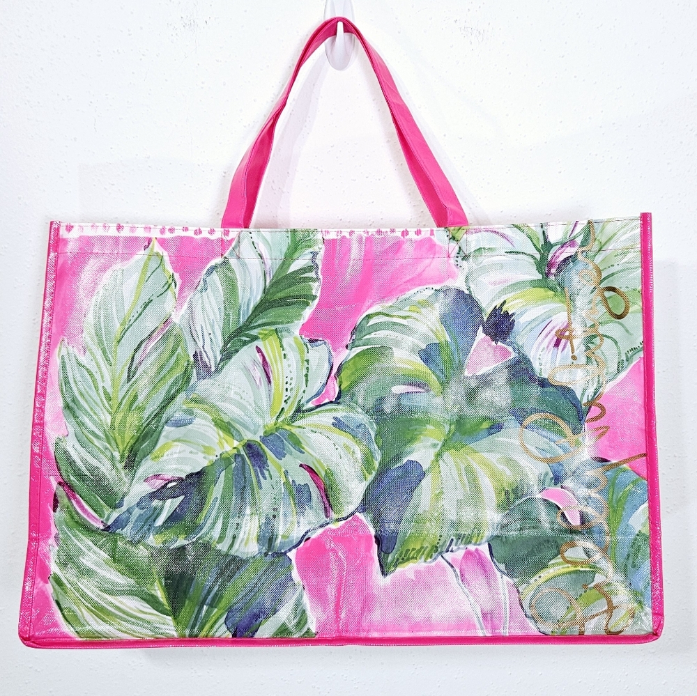 Lilly Pulitzer Floral Print Market Tote Bag